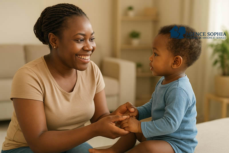 Nounou avec un enfant